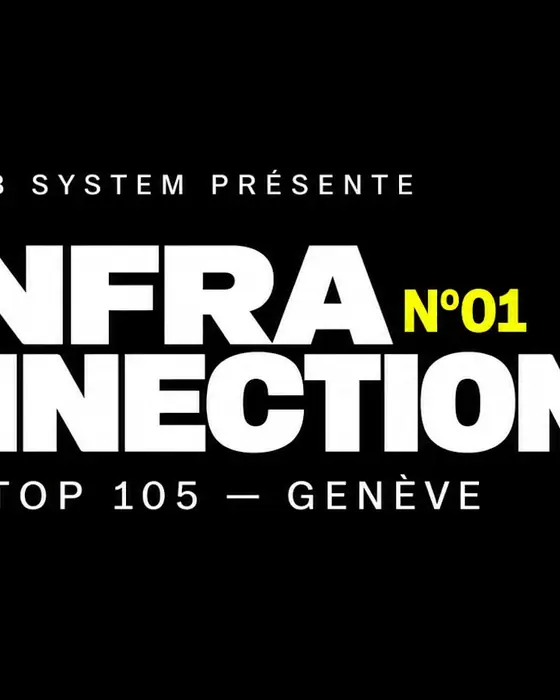 Official poster for Infra Connection 01 (Rooftop 105, Lancy, Switzerland, 10 October 2026)