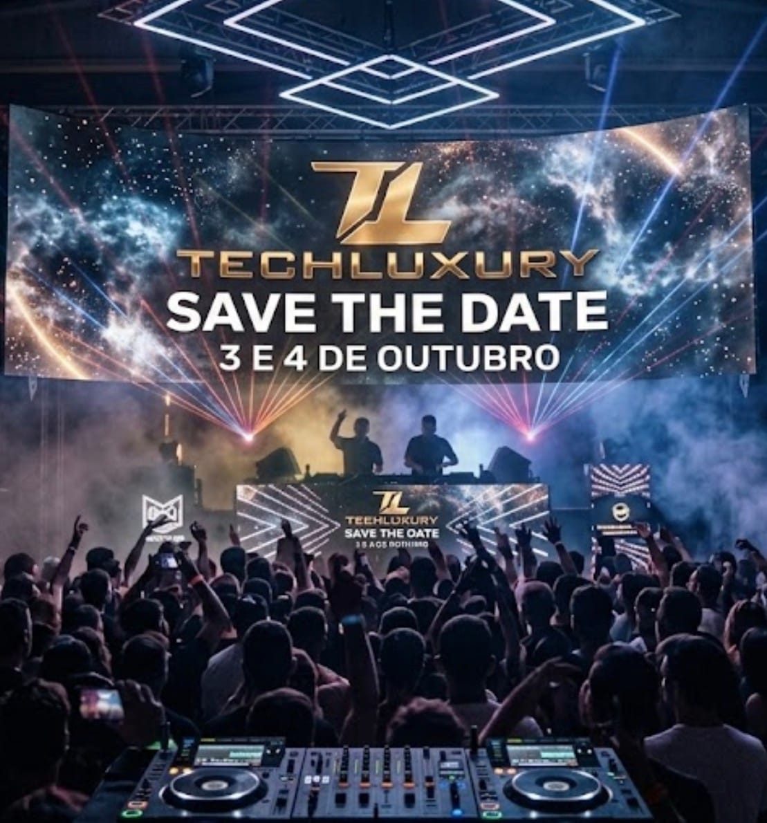 Affiche officielle de 22h De Techouse & Techno (Porto, Portugal 🇵🇹, Porto, Portugal, 3 octobre 2026)