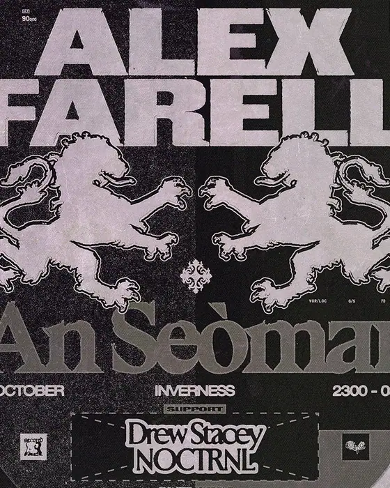 Photo de 2ndface x Noctrnl Presents: Alex Farell (An Seomar, Inverness, Royaume-Uni, 10 octobre 2026)