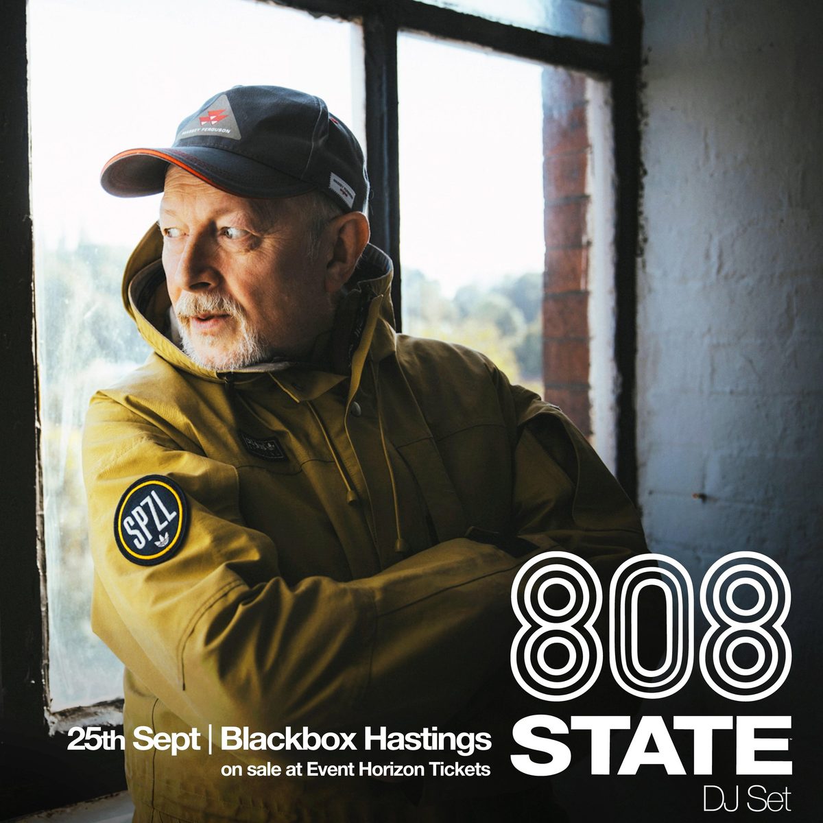 Official poster for 808 State (Blackbox, Hastings, UK, 25 September 2026)