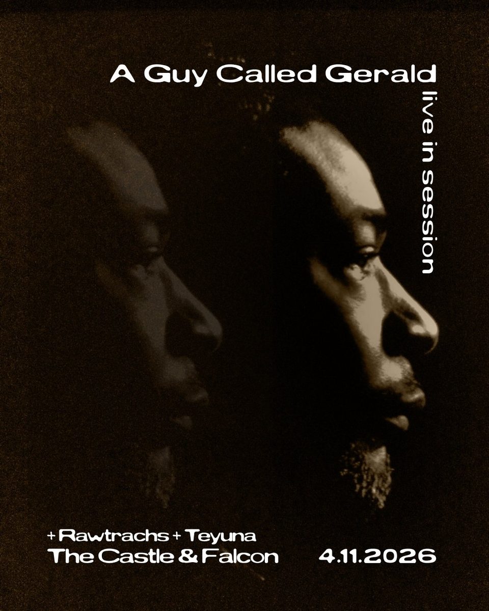 Affiche officielle de A Guy Called Gerald - Live In Session (The Castle And Falcon, Birmingham, Royaume-Uni, 4 novembre 2026)