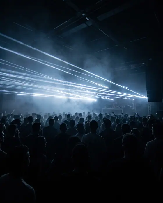 Illustrative key visual for Djedjotronic x Trio Xenakis - Strates (Le Rocher de Palmer, Cenon, France, 4 September 2026)