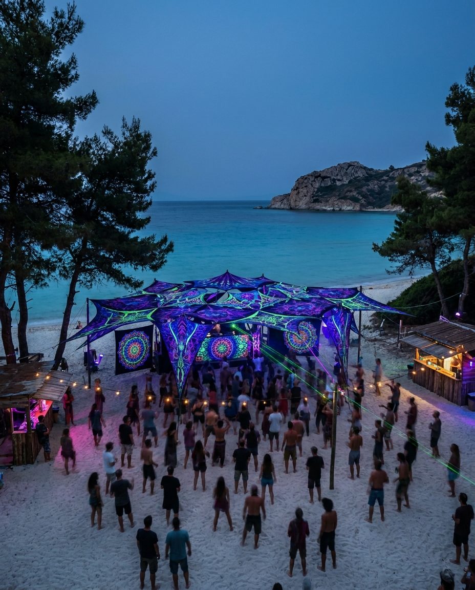 Visuel d'illustration de Free Earth Festival (Plage d'Azapiko, Sithonia (Chalcidique), Neos Marmaras, Grèce, 24 août 2026)