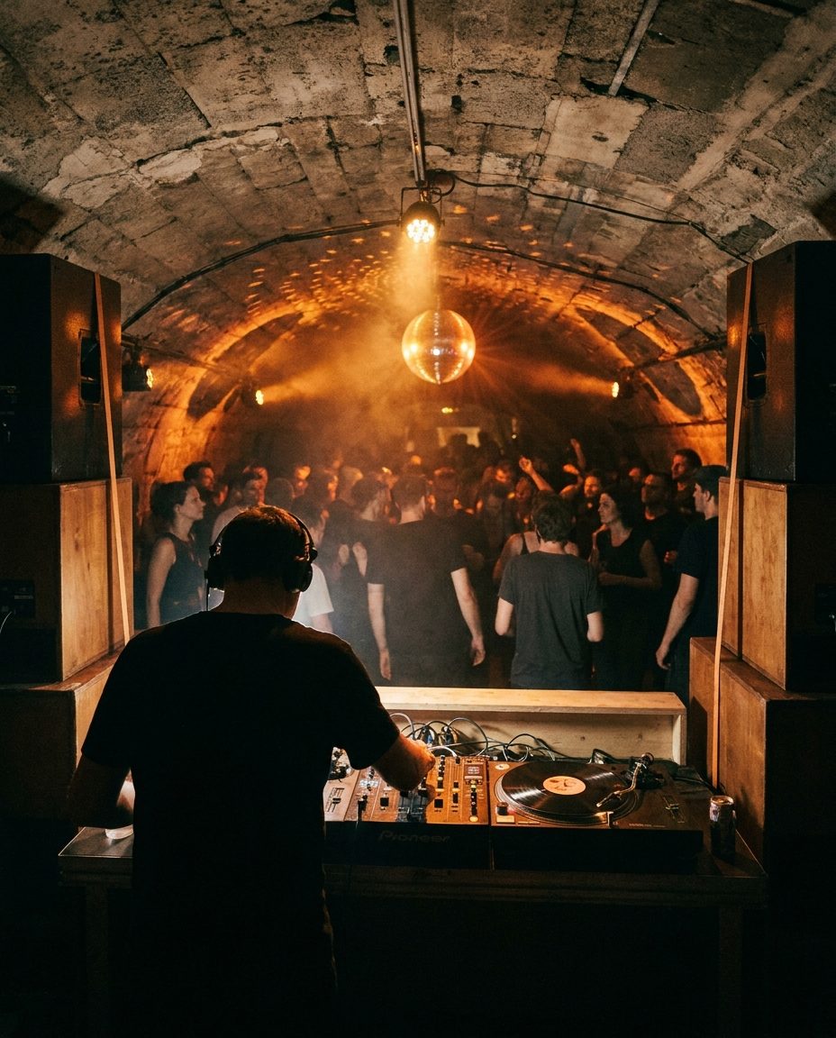Illustrative key visual for Ian Pooley à l'Audio Club (Audio Club, Geneva, Switzerland, 21 August 2026)