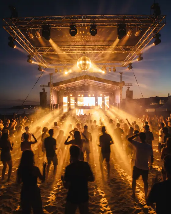 Illustrative key visual for Illusion at the Beach (BOHO Village, Koning Albert-I-laan 59, Blankenberge, Belgium, 22 August 2026)