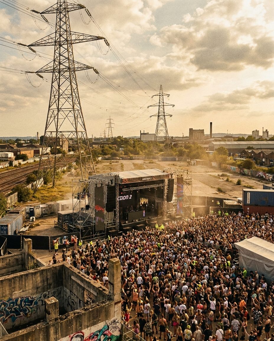Illustrative key visual for Junction 2 (Boston Manor Park, London, UK, 24 July 2026)