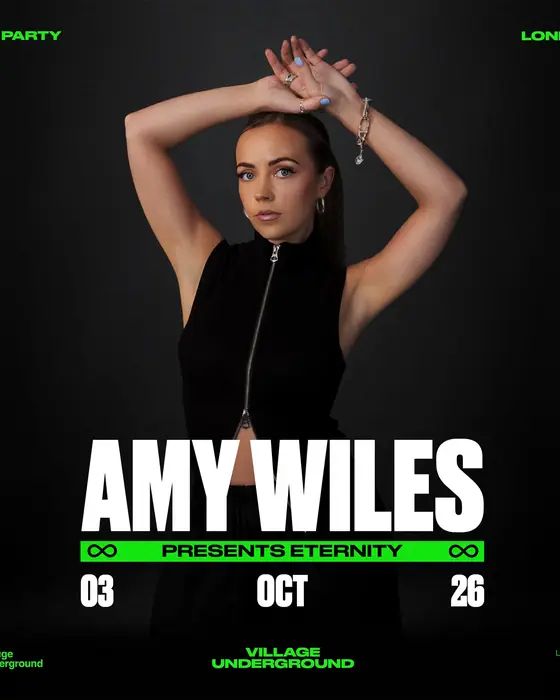 Affiche officielle de Amy Wiles presents Eternity (Village Underground, London, Royaume-Uni, 3 octobre 2026)