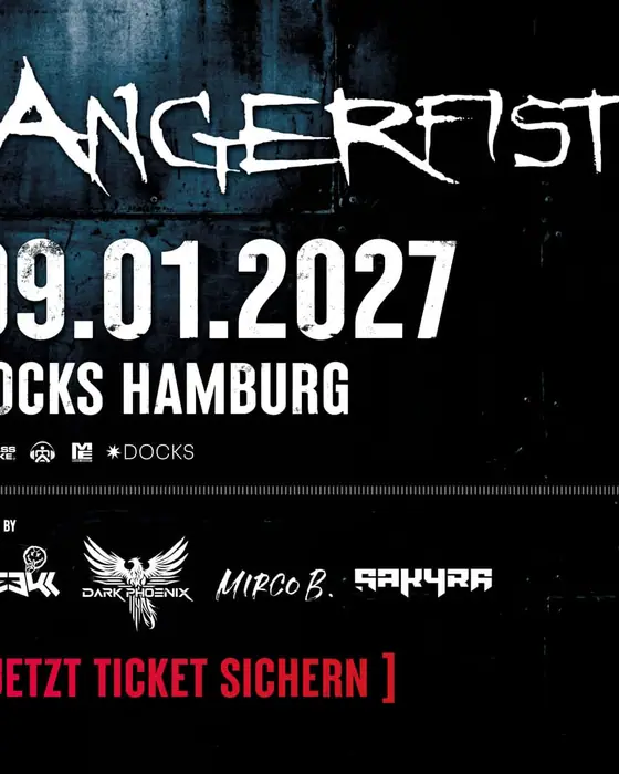 Photo de Angerfist au Docks Hambourg (Docks, Hamburg, Allemagne, 9 janvier 2027)
