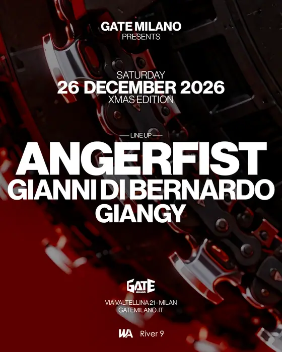 Photo of Angerfist · Gate Milano (Gate Milano, Milan, Italy, 26 December 2026)