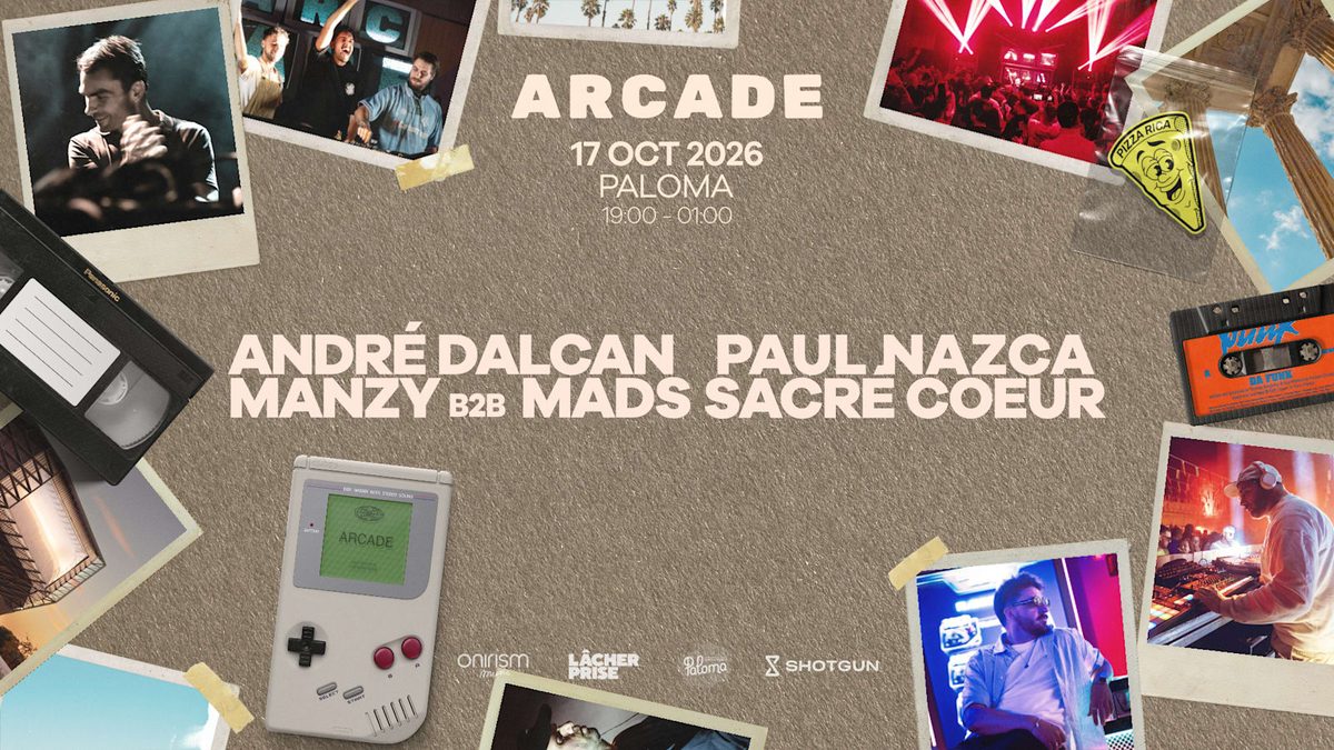 Official poster for Arcade S02e01 (SMAC Paloma, Nîmes, France, 17 October 2026)