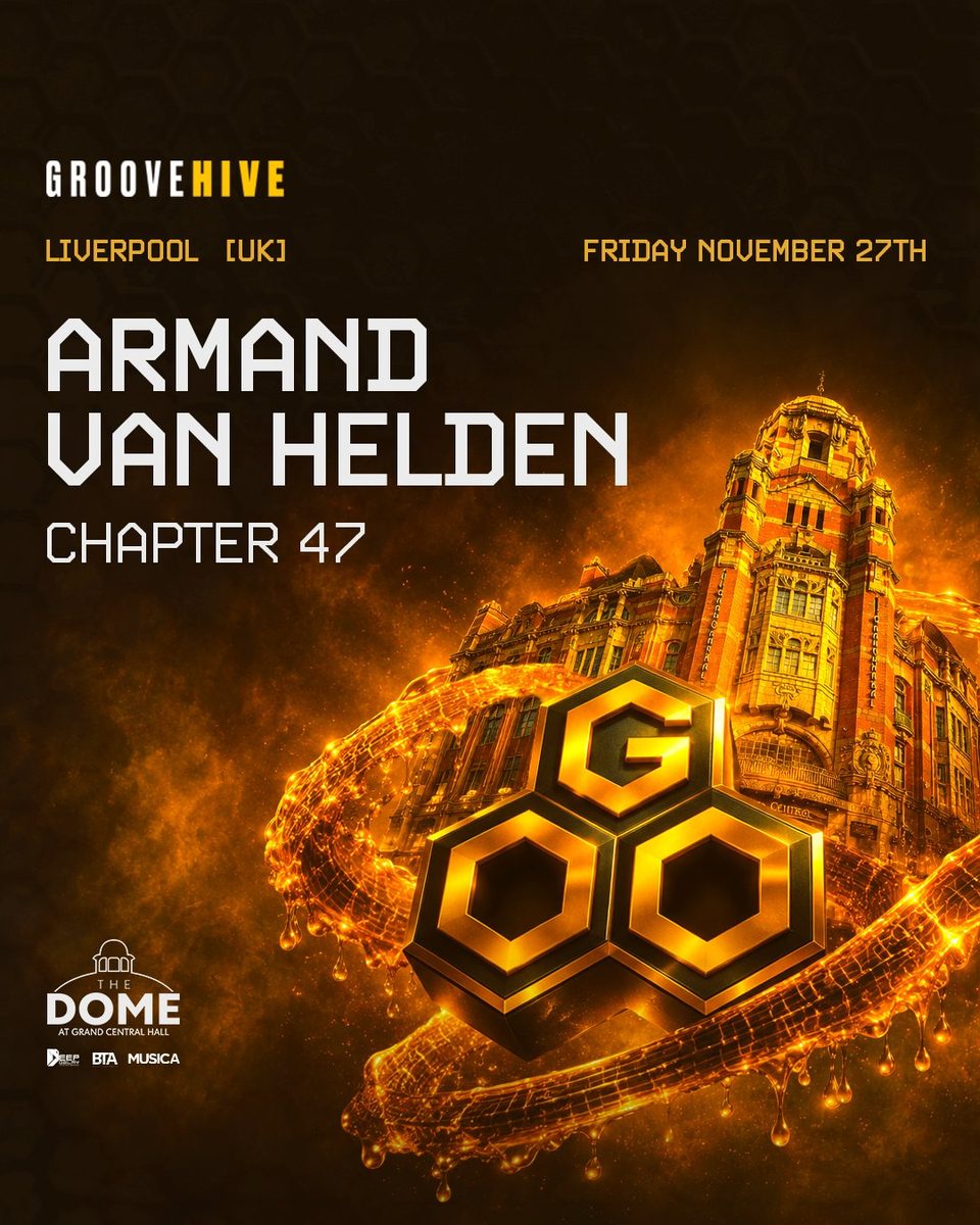 Affiche officielle de Armand Van Helden (The Dome At Grand Central Hall, Liverpool, Royaume-Uni, 27 novembre 2026)