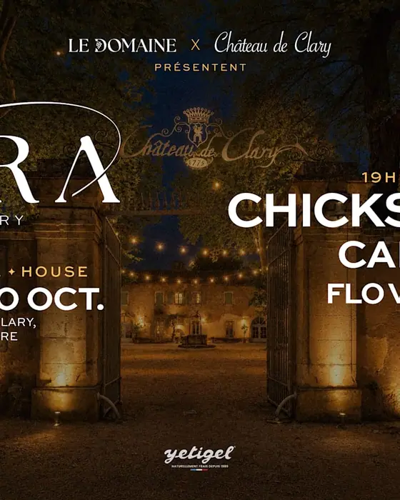 Affiche officielle de Aura By Clary • Le Domaine X Château De Clary (Château de Clary, Roquemaure, France, 10 octobre 2026)