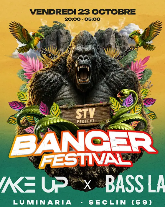 Affiche officielle de Banger Festival : Stv Invite (Luminaria, Seclin, France, 23 octobre 2026)