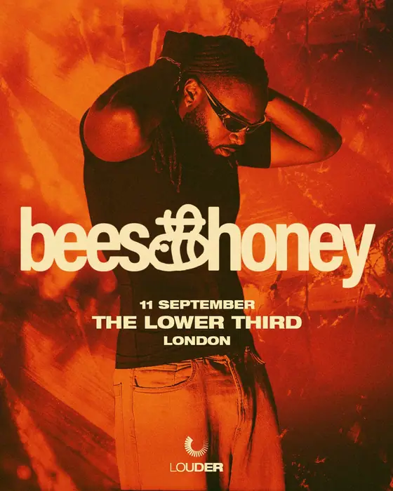 Affiche officielle de Bees & Honey (The Lower Third, London, Royaume-Uni, 11 septembre 2026)