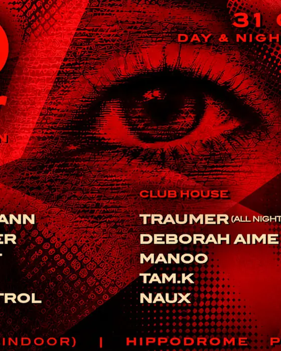 Affiche officielle de Bel Amour Day & Night Halloween (Hippodrome de Parilly, Bron, France, 31 octobre 2026)