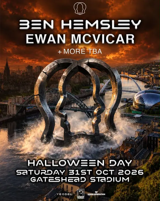 Affiche officielle de Ben Hemsley & Ewan McVicar Halloween Day - Newcastle (Gateshead Stadium, Gateshead, Royaume-Uni, 31 octobre 2026)