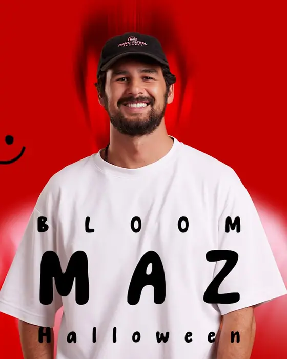 Affiche officielle de Bloom & Maz Halloween - Porto (The Baron"s Hall, Vila Nova De Gaia, Portugal, 31 octobre 2026)
