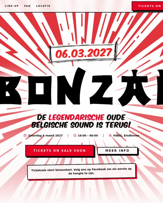 Photo de Bonzai Classics (VIBES Eindhoven, Eindhoven, Pays-Bas, 6 mars 2027)