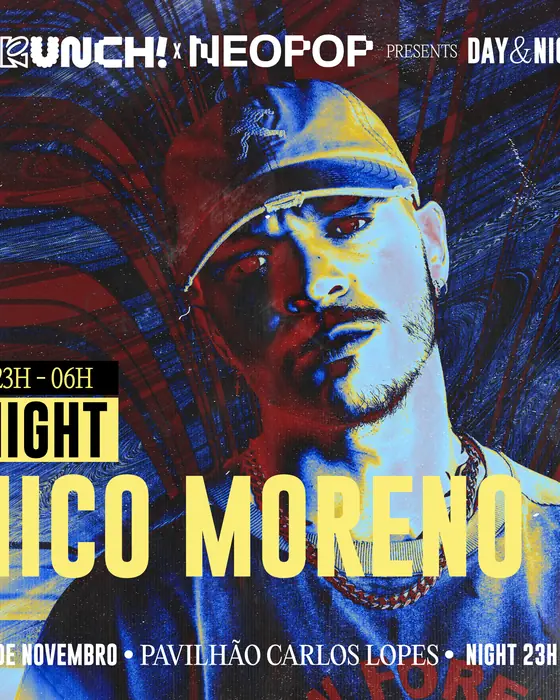 Photo de Brunch Electronik + NEOPOP by Night · Nico Moreno (Pavilhão Carlos Lopes, Lisbon, Portugal, 21 novembre 2026)