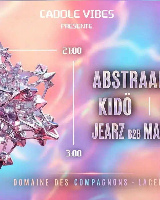 Affiche officielle de Cadole Vibes Act 2 (Domaine des Compagnons du Beaujolais, Lacenas, France, 3 octobre 2026)