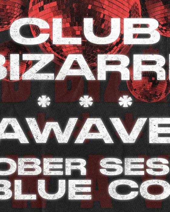 Affiche officielle de Club Bizarre X Awave - At Blue Coast (October Session) (Blue Coast Brewing Company, Nice, France, 24 octobre 2026)