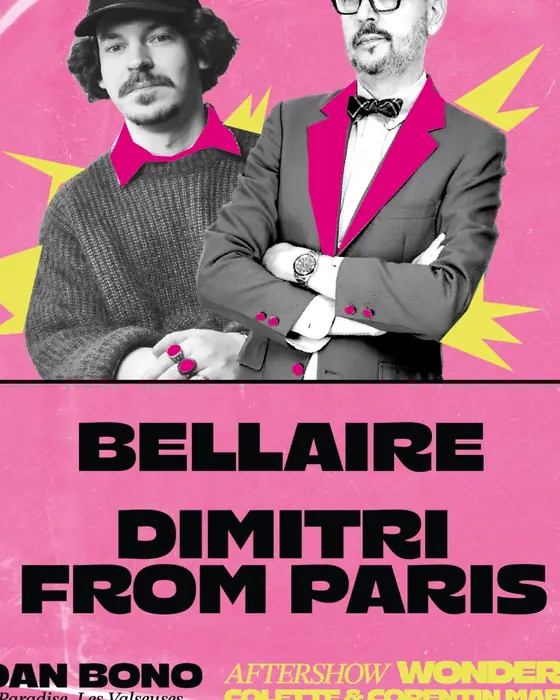 Affiche officielle de Club de Jour invite Bellaire & Dimitri from Paris (Warehouse, Nantes, France, 7 novembre 2026)