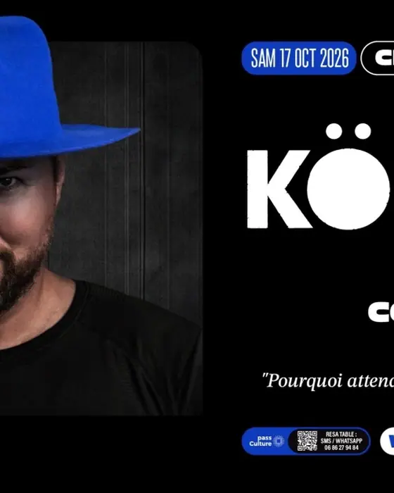 Affiche officielle de Club de Jour Invite Kölsch (Warehouse, Nantes, France, 16 janvier 2027)