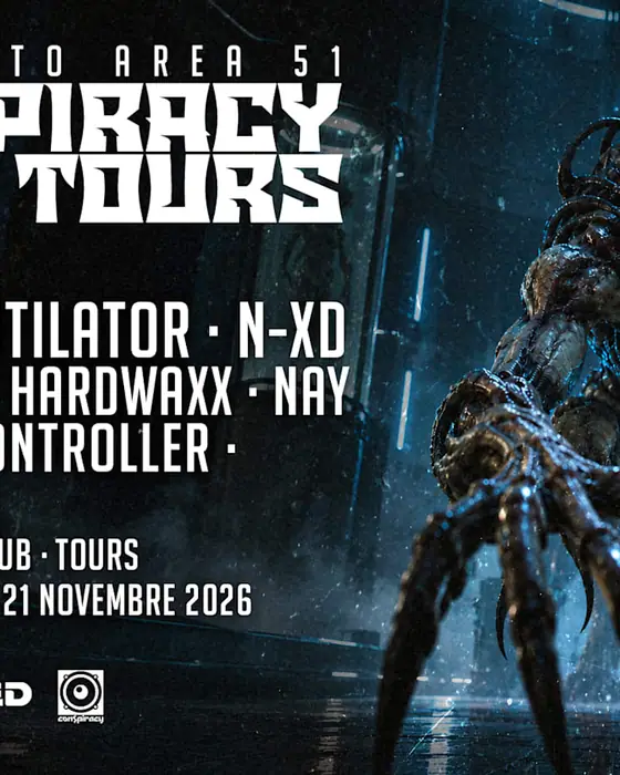 Photo de Conspiracy Hard Tours - Welcome To Area 51 (RED Club - club boîte de nuit Tours, Rochecorbon, France, 21 novembre 2026)