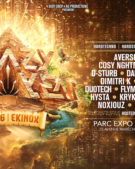 Official poster for Crazy New Year Festival (Ainterexpo - Parc des Expositions, Bourg-en-Bresse, France, 31 December 2026)