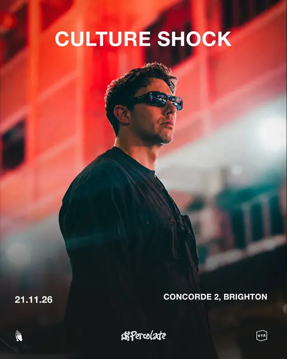 Affiche officielle de Culture Shock (Concorde 2, Brighton, Royaume-Uni, 21 novembre 2026)