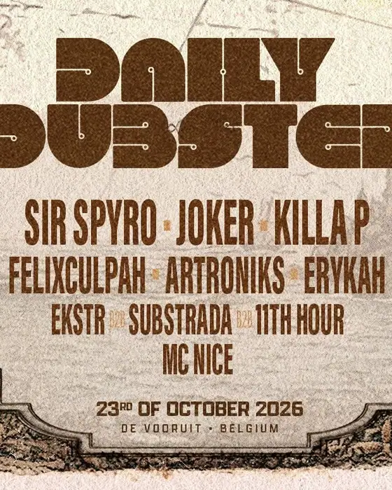 Photo of Daily Dubstep (Vooruit (VIERNULVIER), Ghent, Belgium, 23 October 2026)