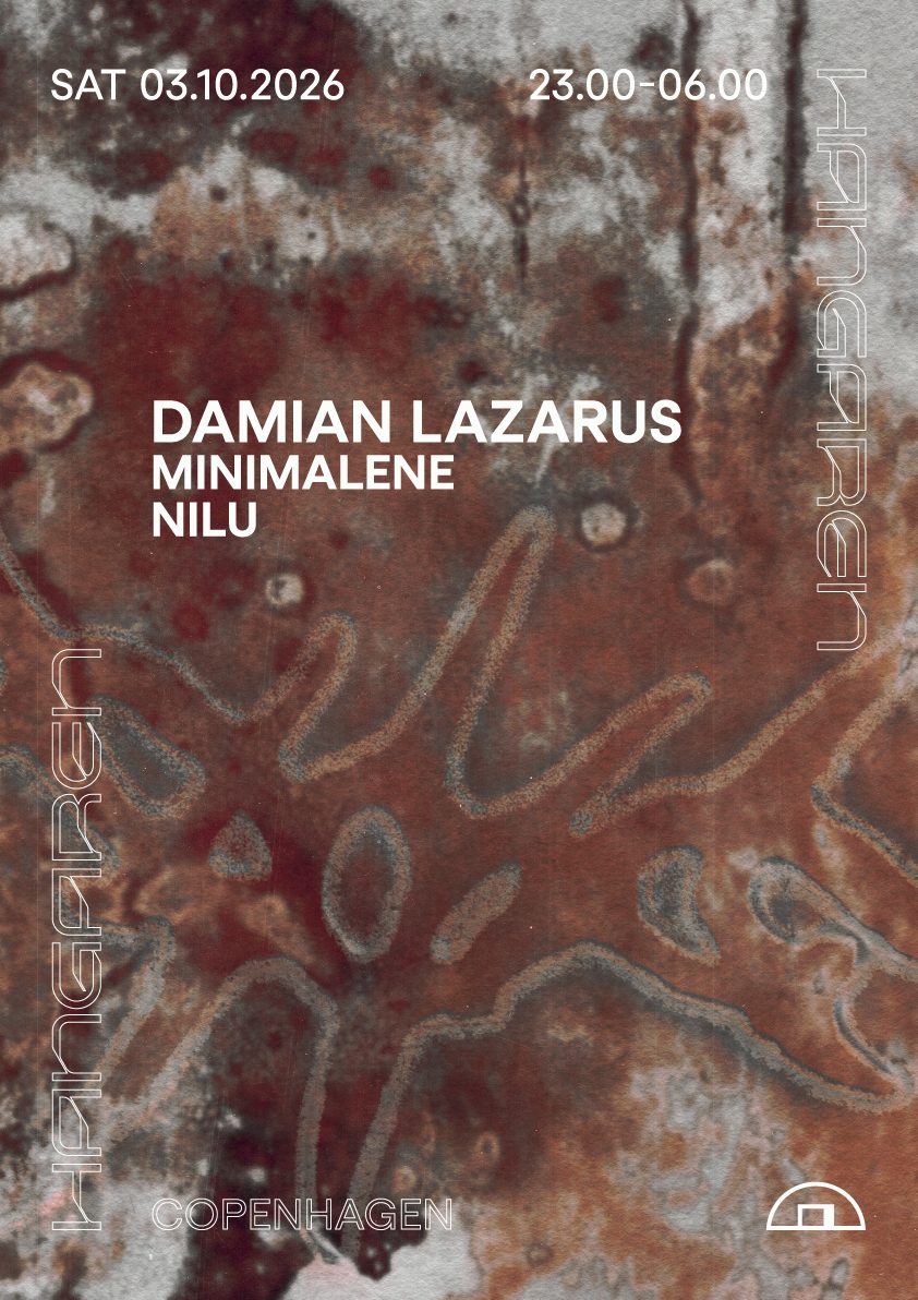 Affiche officielle de Damian Lazarus au Hangaren (Hangaren, Copenhagen, Danemark, 3 octobre 2026)