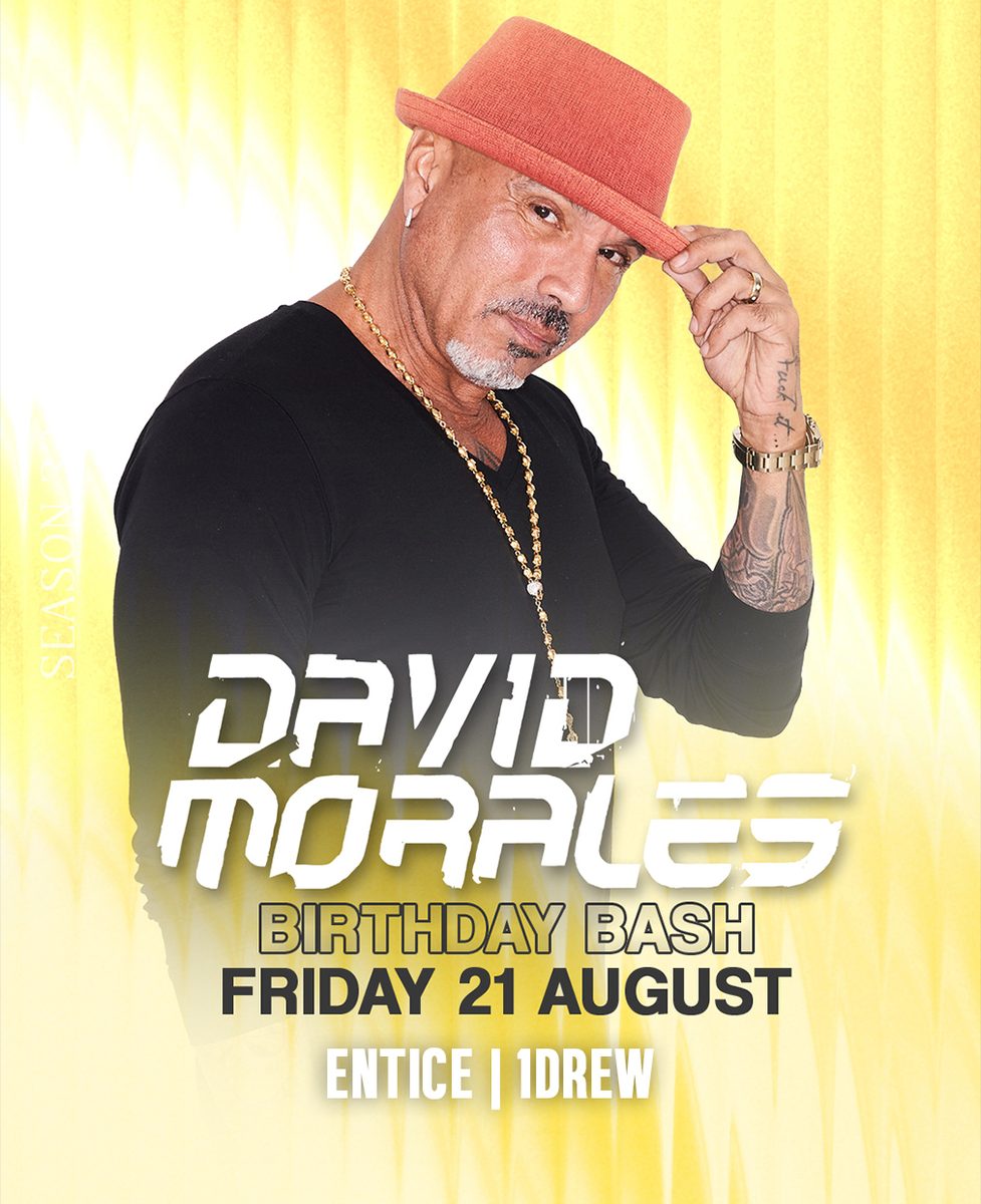 Official poster for David Morales at Cavo Paradiso (Cavo Paradiso, Mykonos, Greece, 21 August 2026)