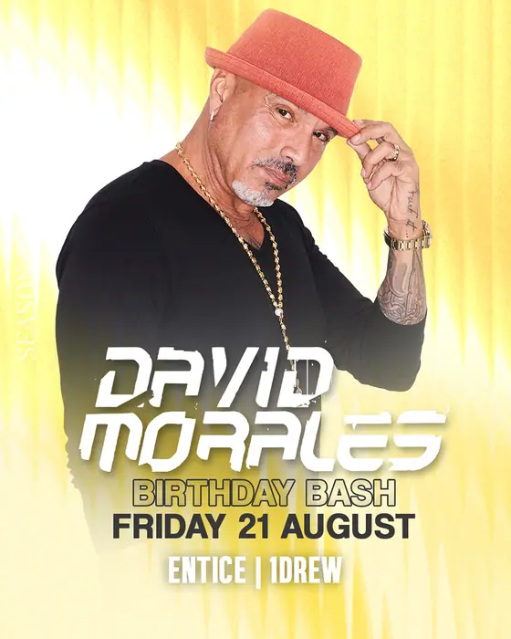 Official poster for David Morales at Cavo Paradiso (Cavo Paradiso, Mykonos, Greece, 21 August 2026)