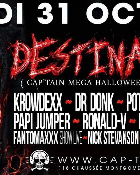 Photo de Destination - Cap'tain Mega Halloween Party (Cap'tain, Rumes, Belgique, 31 octobre 2026)