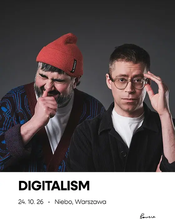 Affiche officielle de Digitalism à Niebo (Niebo, Warsaw, Pologne, 24 octobre 2026)