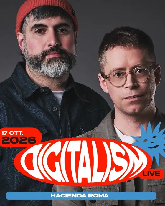 Affiche officielle de Digitalism · Hacienda Roma (Hacienda, Rome, Italie, 17 octobre 2026)