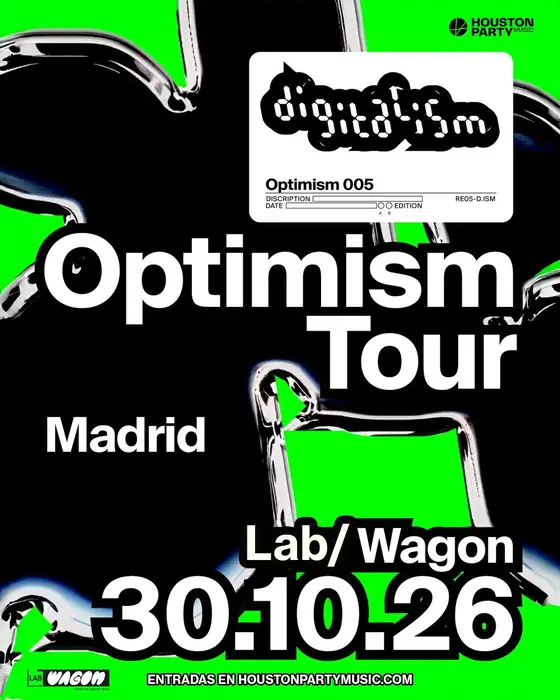 Affiche officielle de Digitalism · Sala Wagon (Sala Wagon, Madrid, Espagne, 30 octobre 2026)