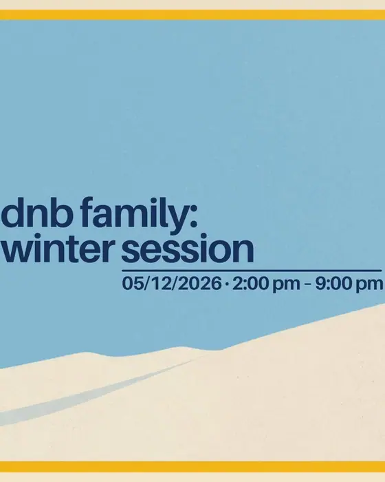 Official poster for dnb family: Winter Session (Basing House, London, UK, 5 December 2026)