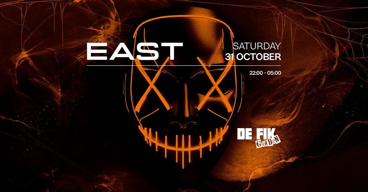 Affiche officielle de East Techno Collective - Halloween Warehouse (De Fik Garden, Amsterdam, Pays-Bas, 31 octobre 2026)