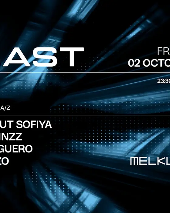 Affiche officielle de East Techno Collective W/ Brtinzz [Bcco] (Melkweg, Amsterdam, Pays-Bas, 2 octobre 2026)