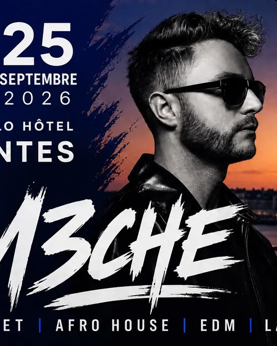 Official poster for Eklo Hôtel Nantes I M3che I Sunset Apéro-Restauration (Eklo Hotels Nantes Centre - Île de Nantes, Nantes, France, 25 September 2026)