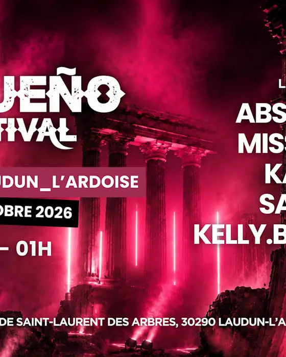 Affiche officielle de El Sueno Festival Indoor Édition (Le Forum, Laudun-l'Ardoise, France, 24 octobre 2026)