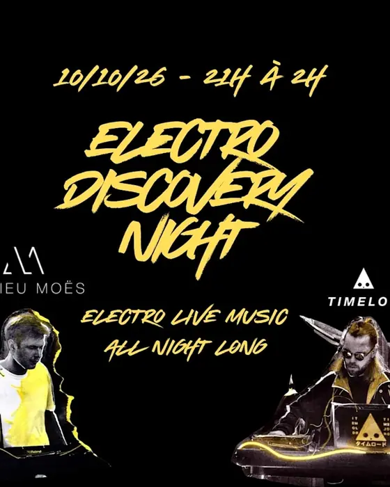 Official poster for Electro Discovery Night - 4th Edition - Nancy - Le Bam (BAM ! BAR À MOUSSE, Nancy, France, 10 October 2026)