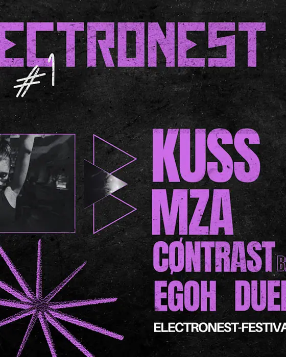 Official poster for Electronest Club #1 (BLIIIDA, Metz, France, 26 September 2026)