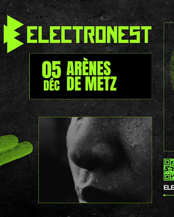 Affiche officielle de Electronest Festival (Les Arènes de Metz, Metz, France, 5 décembre 2026)