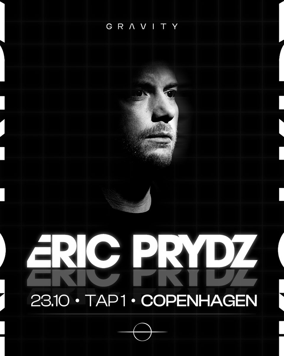 Affiche officielle de Eric Prydz (TAP1, Copenhagen, Danemark, 23 octobre 2026)