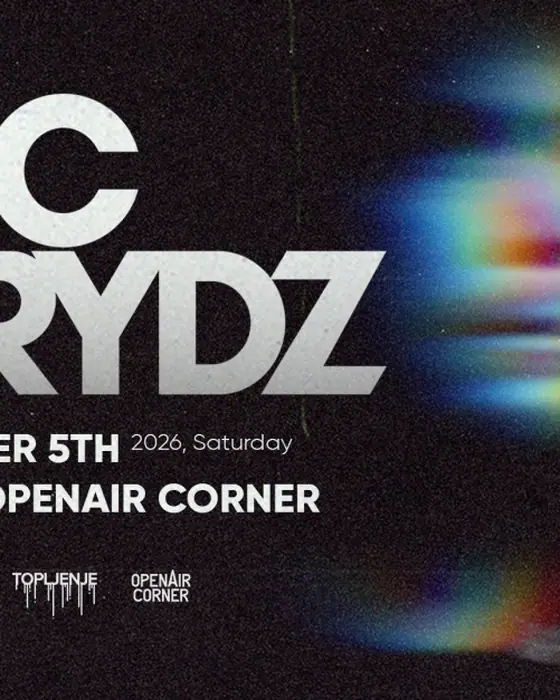 Official poster for Eric Prydz - OpenAir Corner (Luka Beograd, Belgrade, Serbia, 5 September 2026)