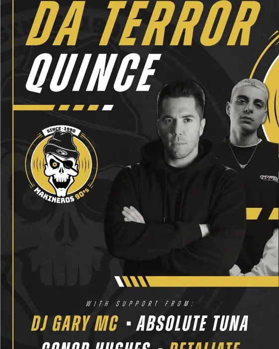 Affiche officielle de Escocia Makina + Xtraction Presents : DA TERROR & QUINCE (Slay, Glasgow, Royaume-Uni, 11 décembre 2026)
