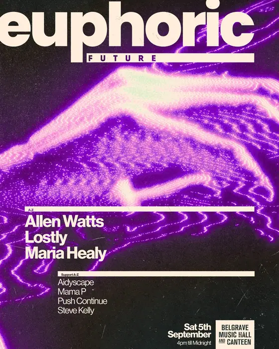 Affiche officielle de Euphoric (The Belgrave Music Hall And Canteen, Leeds, Royaume-Uni, 5 septembre 2026)
